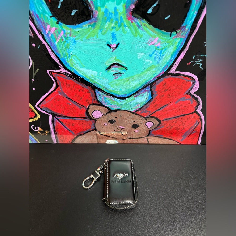 CAR KEY CASE WITH CAR LOGO F0R MUSTANG
